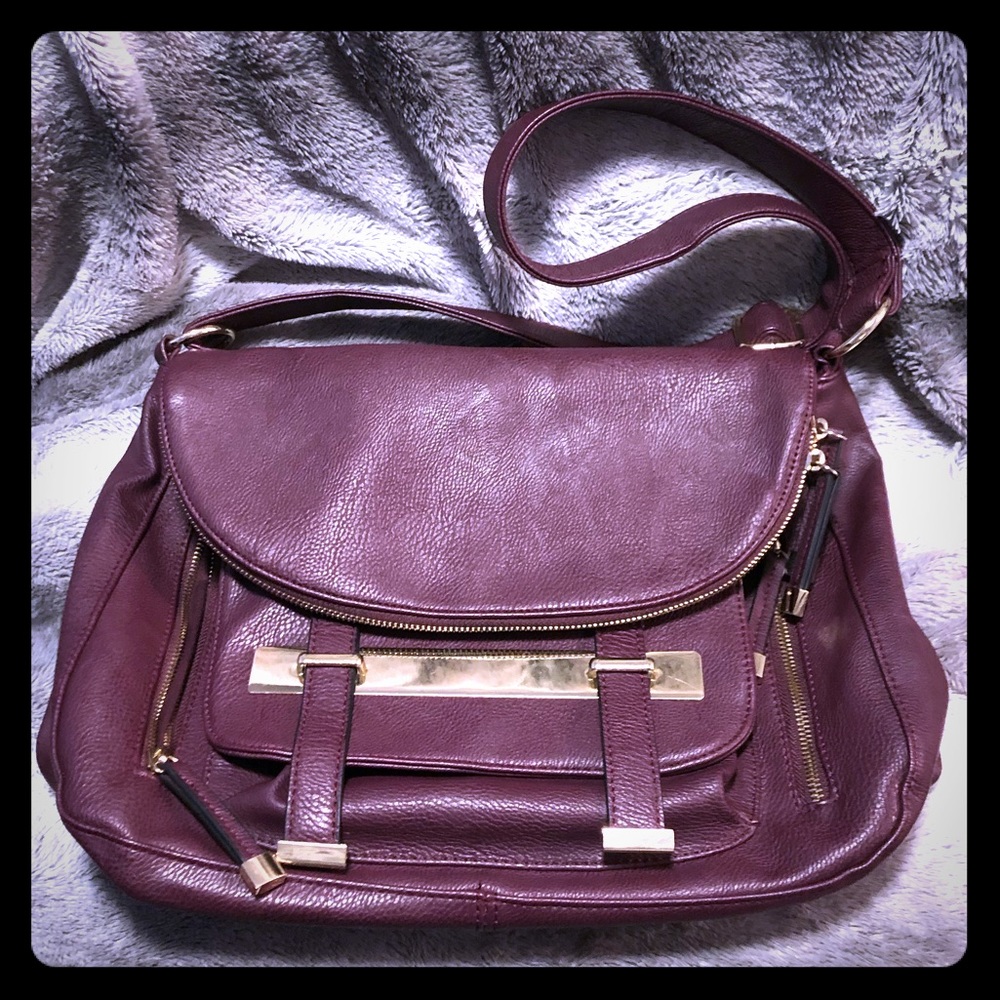 Burgundy call it spring bag big